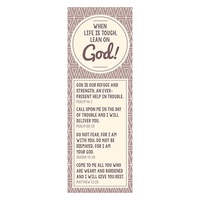 Bible Basics Bookmark 10 Pack: When Life Is Tough, Lean On God