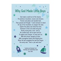 Large Posters: Why God Made Little Boys