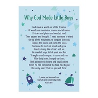 Large Posters: Why God Made Little Boys