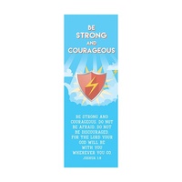 Bible Basics Bookmark 10 Pack - Be Strong And Courageous