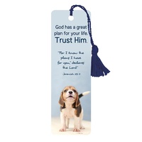 Bookmark with Tassel: Trust Him