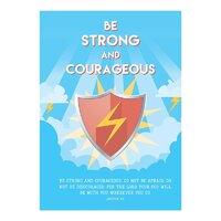 Large Poster - Be Strong and Courageous
