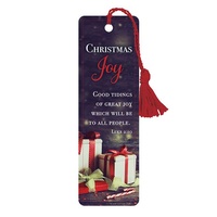 Bookmark with Tassel: Christmas Joy