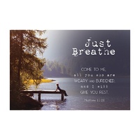 Small Poster - Just Breath