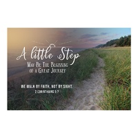 Small Poster - A Little Step