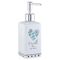 Ceramic Soap Dispenser White: It Is Well