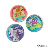 Rubber Easter Bouncing Balls (Pack of 6)