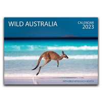 2023 Wall Calendar: Wild Australia, Bible Verse on Each Month