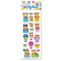 Puffy Stickers: Teddy (1 Sheet Per Pack)
