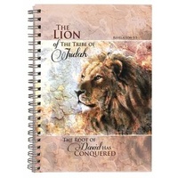 Spiral Hardcover Journal: The Lion of the Tribe of Judah