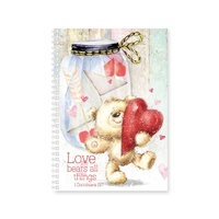 Spiral Softcover Journal: Love Bears All Things