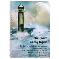 Spiral Softcover Journal: Lighthouse, the Lord is My Light