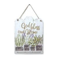 Wall Art: God Bless Our Home