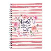 Spiral Bound Hardcover Journal: Trust In the Lord (Proverbs 3:5)