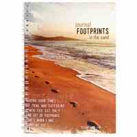 Spiral Bound Softcover Journal: Footprints