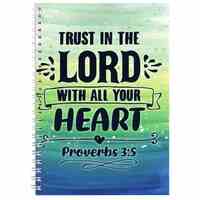 Spiral Bound Softcover Journal: Trust in the Lord With All Your Heart