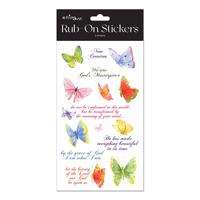 Rub on Stickers: Butterflies (Assorted Designs)