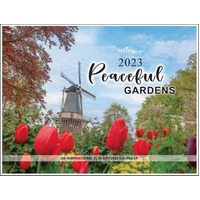 2023 Wall Calendar: Peaceful Gardens