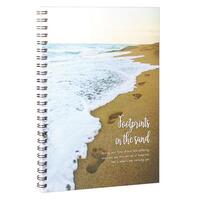 Softcover Journal: Footprint In The Sand