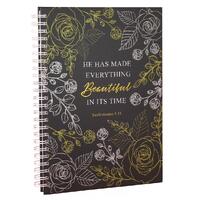 Spiral Bound Hard Cover Journal: He Has Made Everything Beautiful (Ecc 3:11)