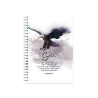 Spiral Bound Hard Cover Journal: Eagle Soar (Isaiah 40:31)