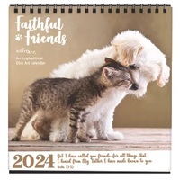 2024 Desk Calendar: Faithful Friends