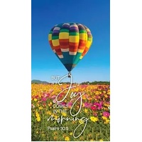 2024 18 Month Daily Planner: Balloon But Joy Comes In The Morning Psalm 30:5