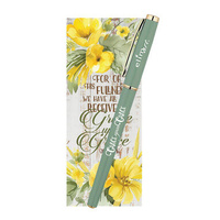 Gel Pen with Bookmark Set: Grace Upon Grace