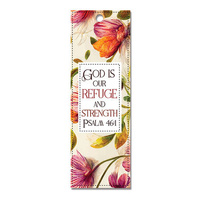 Lux Leather Bookmark: God Is Our Refuge And Strength Psalm 46:1