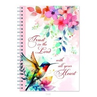 Spiral Bound Hardcover Journal: Trust In The Lord