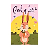 Memo Pad 3 - Animal Series - Rabbit with Carrot - God Is Love