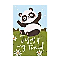 Memo Pad 1 - Animal Series Panda - Jesus Is My Friend