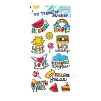 UV Transfer Stickers: Colourful Series