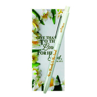 Gel Pen with Bookmark Set: Give Thanks To The Lord