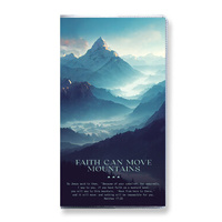 2027 18 Month Daily Planner: Faith Can Move Mountains