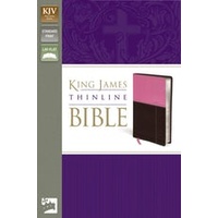 KJV, Thinline Bible, Imitation Leather, Purple/Brown, Red Letter Edition