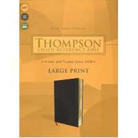 KJV Thompson Chain-Reference Bible Large Print Black (Red Letter Edition)