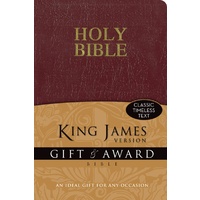 KJV Gift Award Bible (Burgundy)