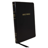 KJV Thinline Bible Large Print Black (Red Letter Edition)