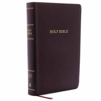 KJV Reference Bible Indexed Personal Size Giant Print Burgundy (Red Letter Edition)