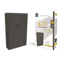 KJV Thinline Bible Youth Edition Gray (Red Letter Edition)