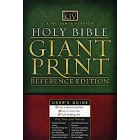 KJV Giant Print Reference Bible Black