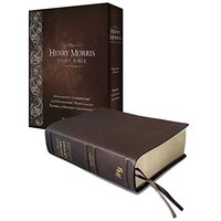 KJV Henry Morris Study Bible Brown Calfskin Leather