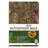 KJV Waterproof Bible Bark/Camouflage