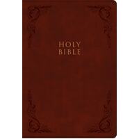 KJV Super Giant Print Reference Bible Burgundy Indexed (Red Letter Edition)