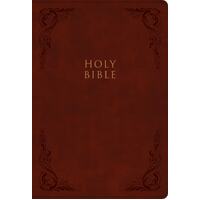 KJV Super Giant Print Reference Bible Burgundy Indexed (Red Letter Edition)