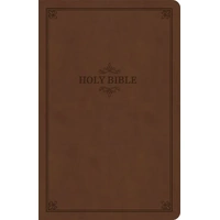 KJV THINLINE BIBLE BROWN VALUE EDITION (RED LETTER EDITION)