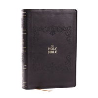 B KJV HOLY BIBLE PERSONAL SIZE GIANT PRINT BLACK (RED LETTER EDITION)