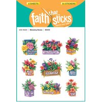 Blessing Boxes (6 Sheets, 54 Stickers) (Stickers Faith That Sticks Series)