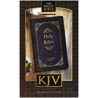 B KJV HOLY BIBLE ZIP MIDNIGHT (RED LETTER EDITION)